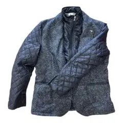 ROBERTO P ダークグレー キルティングジャケット