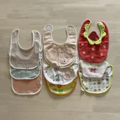 ベビースタイ　9枚セット　よだれかけ