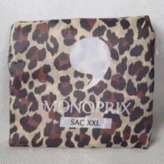 MONOPRIX SAC XXL ヒョウ柄エコバッグ