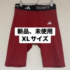 アディダス Techfit 25 タイツ レッド XL