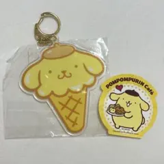 ポムポムプリン アクリルキーホルダー アイス サンリオ