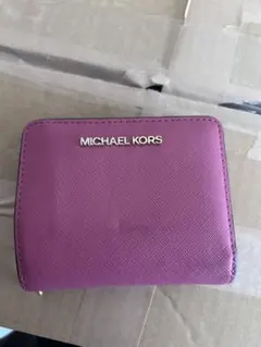 MICHAEL KORS パープル 二つ折り財布
