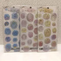 【正規品】　ちいかわ　メルティシュシュ　シーリングスタンプ風シール　3種セット