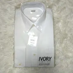 IVORY　DRESS　ホワイト　長袖　ワイシャツ　サイズ　38-82　R063