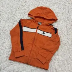 NIKE オレンジ フード付き パーカー
