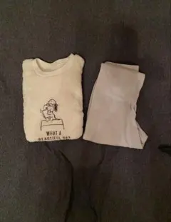 スヌーピー フリース上下セット