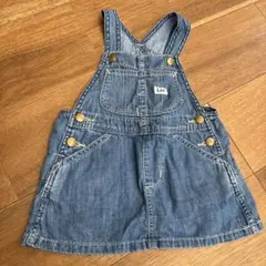 Lee デニム ジャンバースカート　90センチ