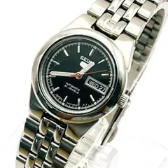 SEIKO 5 4207-01Y0 自動巻き 黒文字盤 レディース腕時計 稼働品のサムネイル