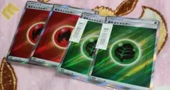 ポケモンカード エネルギーカード 4枚セット　sr
