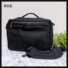 極美品！エルベシャプリエ 2way ビジネスバッグ 黒 A4 PC可 廃盤 希少