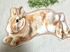 ウサギ　インテリアマット