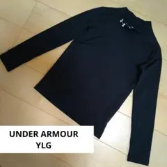 UNDER ARMOUR　YLG ブラック　黒　長袖 　裏起毛