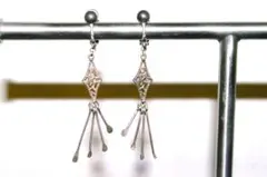 925　SILVER リメイクイヤリング　フリンジ　ヴィンテージ