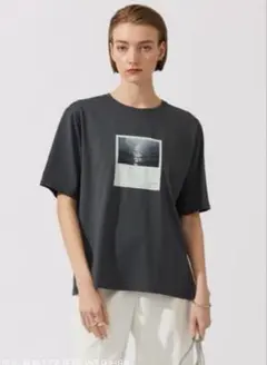 ほぼ新品☆icb半袖 「接触冷感・UVケア・洗える」ロゴTEEカットソーSのサムネイル