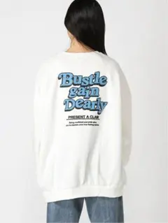 イング ingni オーバーサイズ ロンティー ロンᎢ スウェット ブルー 青