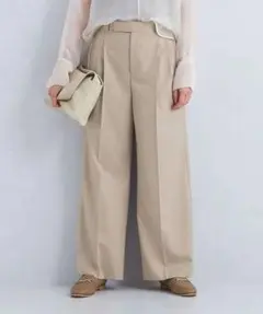 グリーンレーベルリラクシング【S】★新品訳あり★スラックス　ベージュ　通勤通学