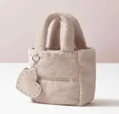 12月号JILLbyJILLSTUARTふわふわファーバッグ&ハートチャーム