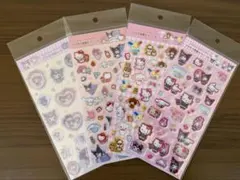 サンリオラメ入り樹脂もりシール