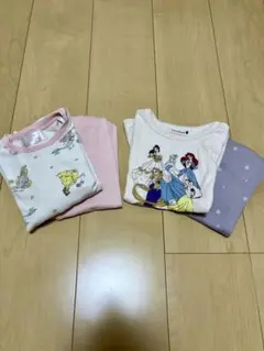 ディズニープリンセス パジャマセット 90センチ