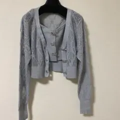 SNIDEL ビスチェ&カーディガンセット 春夏服