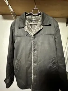 famock ダークグレー ストライプジャケット Lサイズ