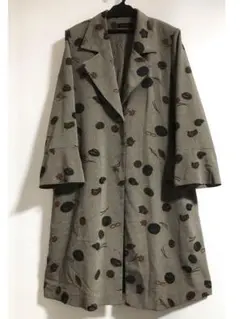 新品タグ付　詩仙堂by HITOSHI ちりめんロングコート 和柄 新品タグ付 詩仙堂by HITOSHI ちりめんロングコート 和柄