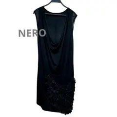 NERO ブラックノースリーブワンピースのサムネイル