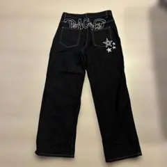 スター&レーター刺繍デザインデニム