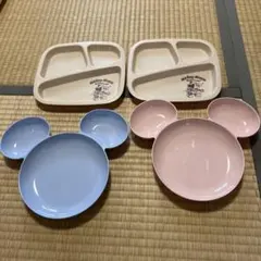 完売☆ディズニーグッズ　ミッキーミニー☆フランフラン 豆皿 ディズニーストア 完売☆ディズニーグッズ ミッキーミニー☆フランフラン 豆皿