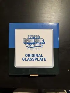 任天堂 スーパーマリオブラザーズ ワンダー オリジナルグラスプレート　非売品