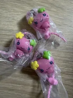 ふらわっち3個セット たまごっち　カラフルマルチチャーム
