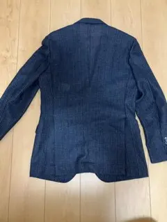 BEAMS HEART 春夏ジャケット（ネイビーグレンチェック 46）