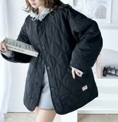 Java　キルティング　コート