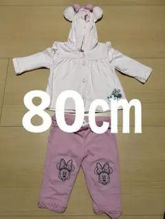 80㎝ / ディズニーミニーマウス / 2点セットまとめ / セットアップ