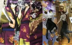ジャンプフェスタ2019限定 まるかくカンバッジ 銀魂 （銀時、高杉、桂