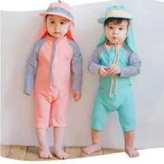 恐竜刺繍入り水着 80-90サイズ