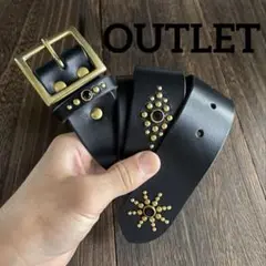 スタッズベルト 本革