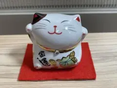 新品未使用 薬師窯 招き猫 置物 陶器製 大開運 貯金箱 - メルカリ