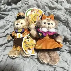 ダッフィー＆フレンズ ハロウィン ぬいぐるみキーホルダー2点セット
