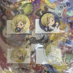 呪術廻戦　まるくじ　夏祭り　七海建人　缶バッジ　アクリルキーホルダー4個