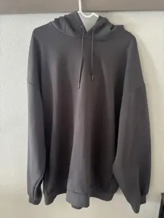 【美品】GUダークグレー オーバーサイズ パーカー