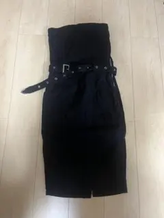 EGOIST ブラック ベルト付き ワンピース