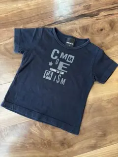 COMME THE ISM コムサイズム 半袖Tシャツ ネイビー 80ベビー服