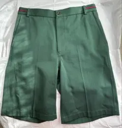 GUCCI グッチ　ウェブディテール コットンショーツ　サイズ48 新品未使用のサムネイル