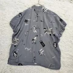 Porter Classic バンドカラー シャツ S相当 半端袖のサムネイル