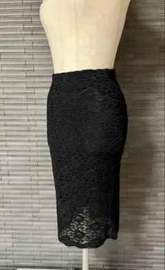 アナップラティーナ　黒 レース タイトスカート ひざ丈　タグ付き　新品未使用