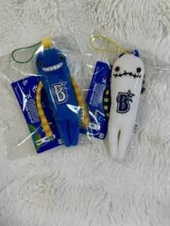 横浜DeNAベイスターズ　モケケ　もけけ　青白　2個セット