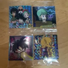 ドラゴンボール超戦士シールウエハース超 第6弾  4枚セット！