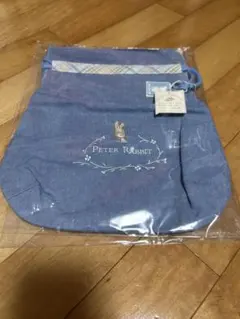 値下げ‼️familiar ピーターラビット 巾着袋 水色 新品未使用