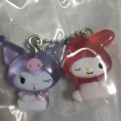 ガチャ∶サンリオなかよしドロップチャーム∶マイメロ&クロミ✦新品未開封✦